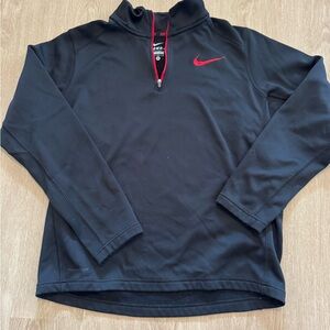 Nike Black Therma-Fit Jacket with Red Accents